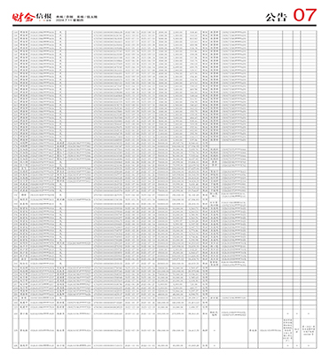 2024年7月11日 总第1079期 07公告